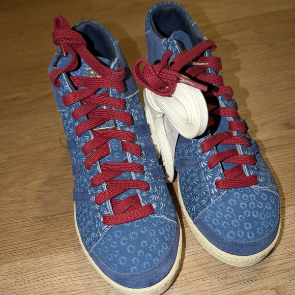 Adidas Jabar Hi "Western Denim" Mid Sneakers in Midnight Indigo sz 7 - Picture 9 of 9